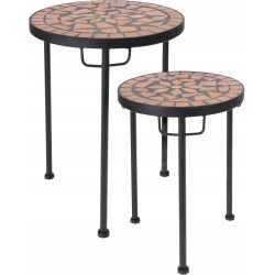 Set mese Ambiance Bistro Retro Terra (Brown) Thumb