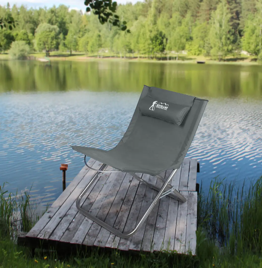 Scaun pliabil Royokamp 1036021 (Grey)