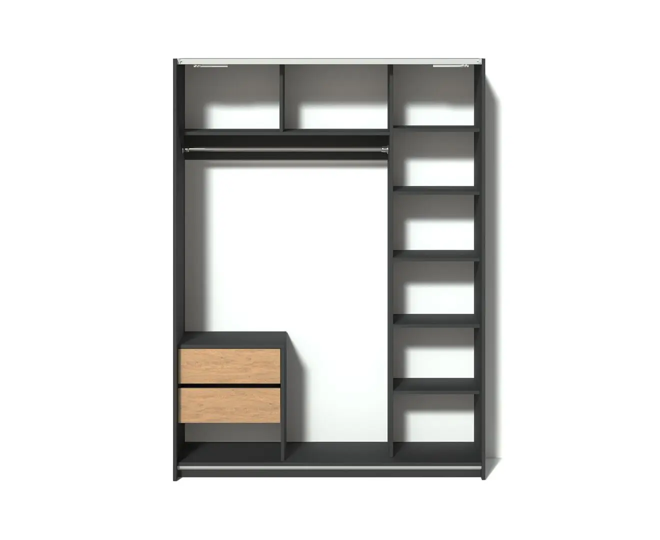 Dulap-cupe Fabrik Home Top Line (Black Ash/Stone Oak) - 2