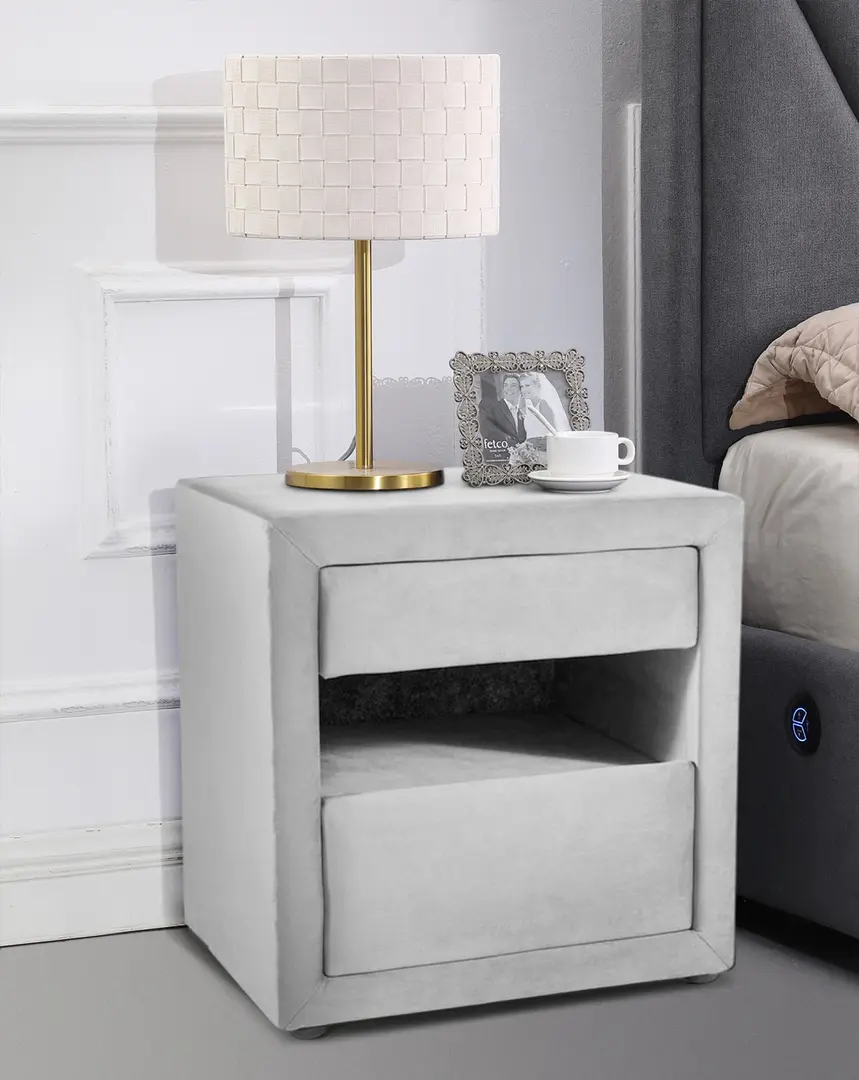 Тумба прикроватная Signal ET-003 Velvet (Gray Light)