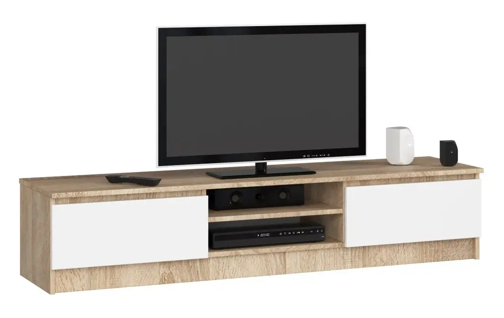 Tumba pentru TV Akord K160 (Sonoma Oak/White)