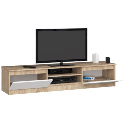 Tumba pentru TV Akord K160 (Sonoma Oak/White) Thumb