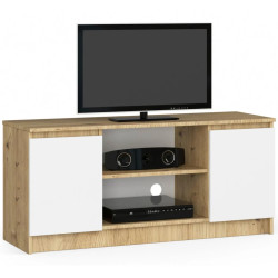 Tumba pentru TV Akord K120 2D1P (Artisan Oak/White) Thumb