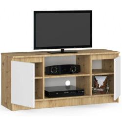 Tumba pentru TV Akord K120 2D1P (Artisan Oak/White) Thumb