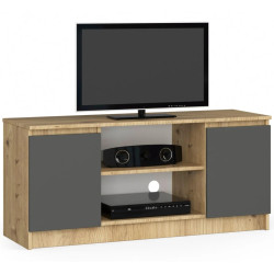 Tumba pentru TV Akord K120 2D1P (Artisan Oak/Graphite Gray) Thumb
