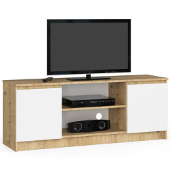 Tumba pentru TV Akord K140 2D1P (Artisan Oak/White) Thumb