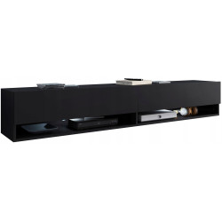 Tumba pentru TV Bratex Lowboard A 180 (Black Graphite) Thumb