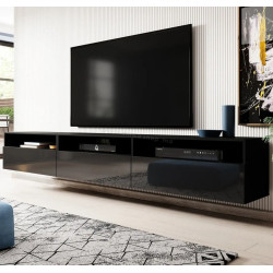 Tumba pentru TV Helvetia Athens №40 3KL (Black Matt/Black Gloss) Thumb