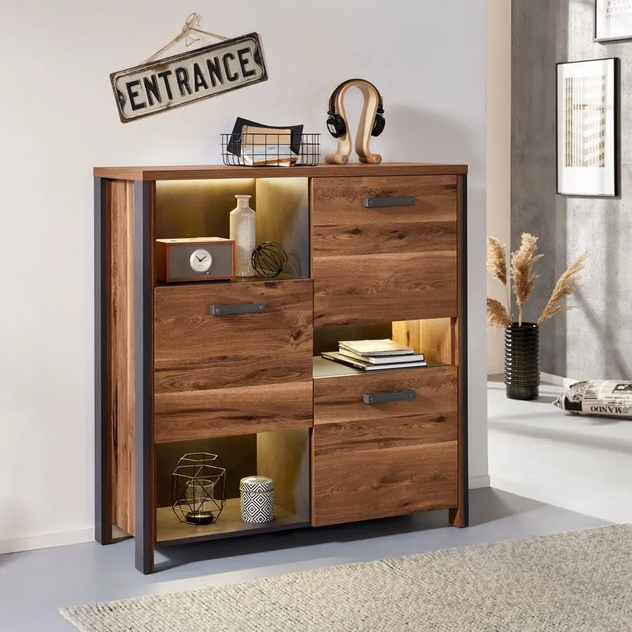 Tumba Helvetia Buffalo 24RMKA45 3D (Royalis Oak/Matera Anthracite)