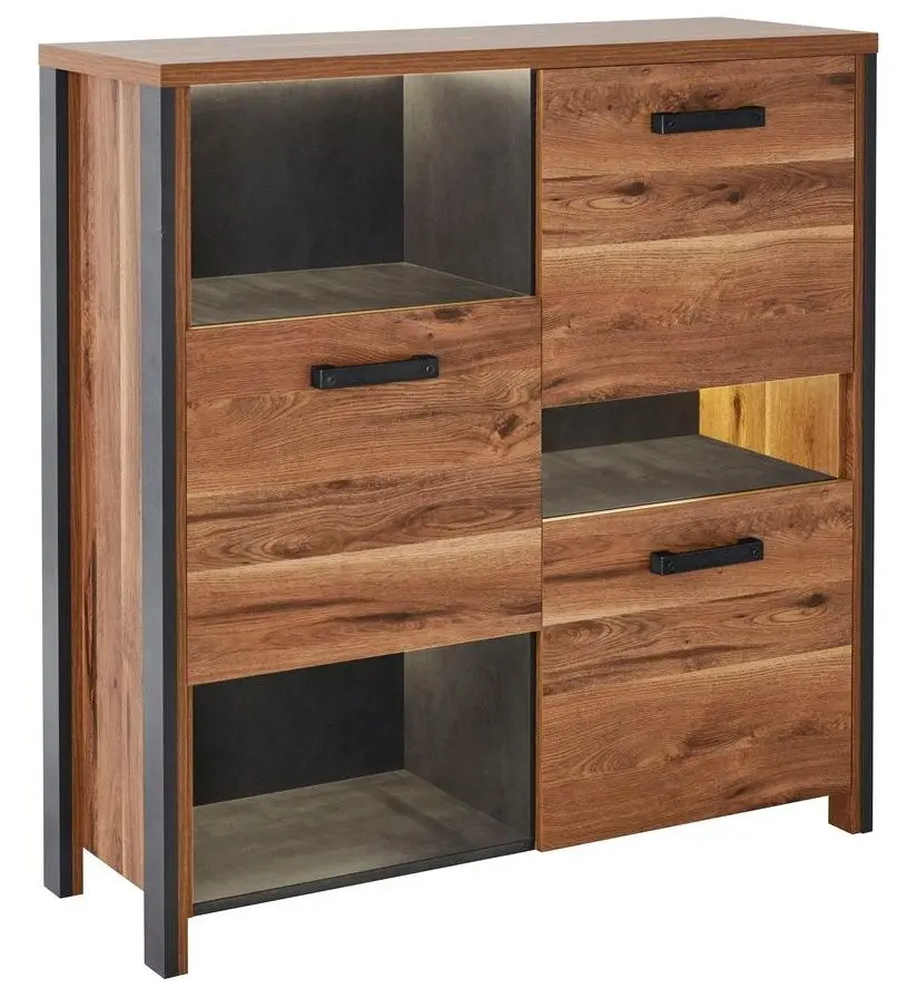 Tumba Helvetia Buffalo 24RMKA45 3D (Royalis Oak/Matera Anthracite)