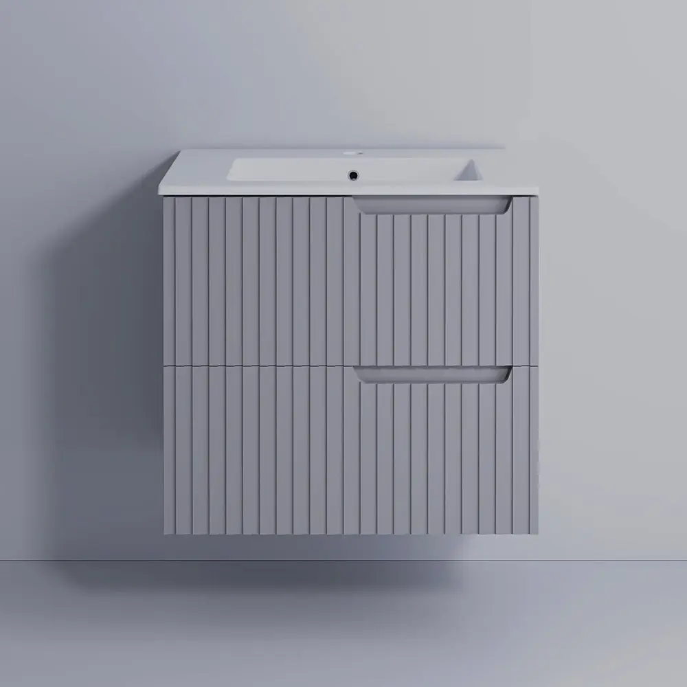 Set dulap cu lavoar Supraten Bordo 75 + 75E (Grey)