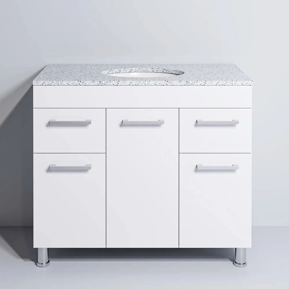 Set dulap cu lavoar Supraten Nantes 100 + GR 100 (White)