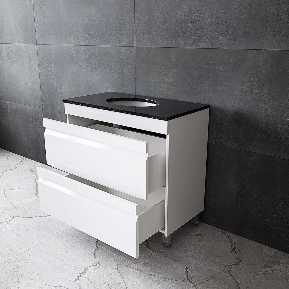 Set dulap cu lavoar Supraten Viscon 75 + GR75 (White)