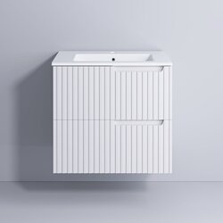 Набор тумбы с раковиной Supraten Bordo 60 + 60E (White) Thumb