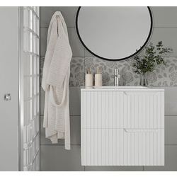 Set dulap cu lavoar Supraten Bordo 75 + 75E (White)