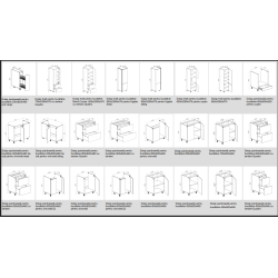 Кухня модульная угловая Bayro Monty 4 2.8x1.4m (Cashmere) Thumb