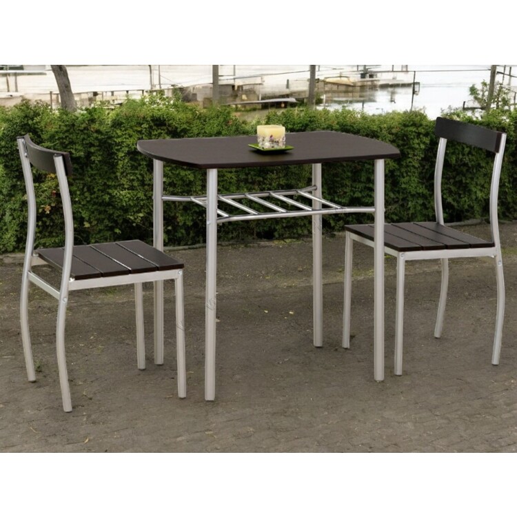Обеденный набор Halmar Lance 1+2 (Wenge/Gray)