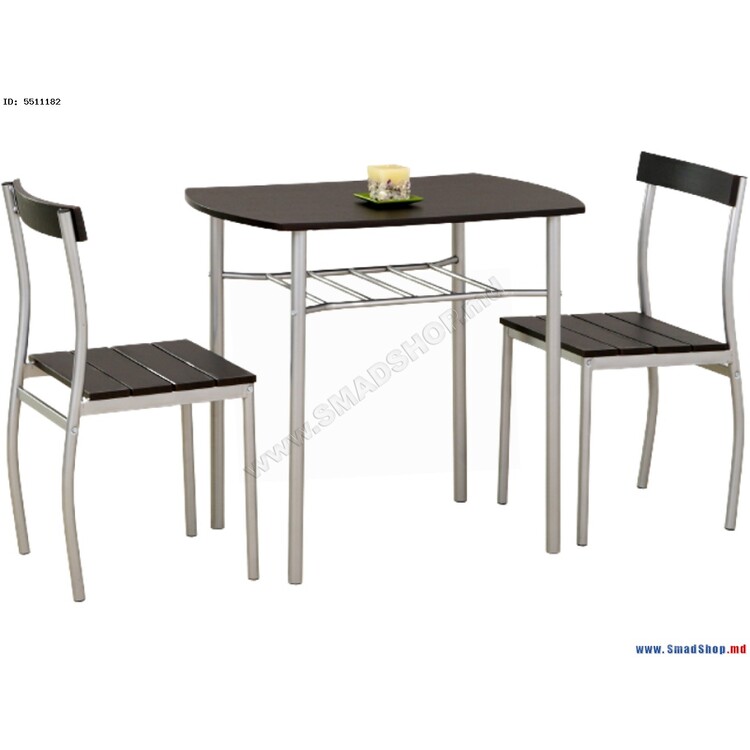 Обеденный набор Halmar Lance 1+2 (Wenge/Gray)