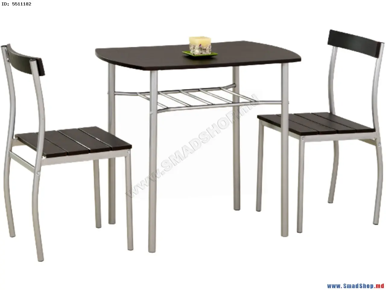 Обеденный набор Halmar Lance 1+2 (Wenge/Gray)