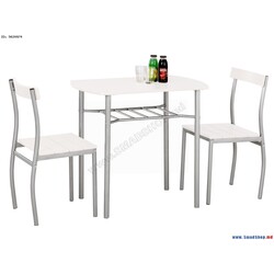 Обеденный набор Halmar Lance 1+2 (White) Thumb