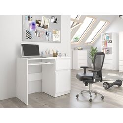 Masa pentru calculator Mirjan24 Cioneli/Eminas (White) Thumb