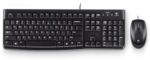 Set tastatura + mouse Logitech Desktop MK120 920-002561 USB Retail (Black)