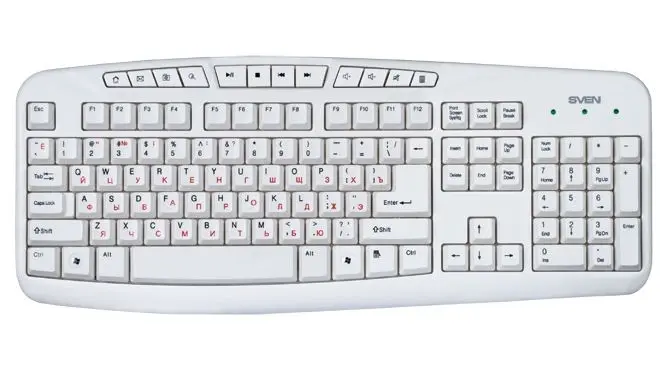 Клавиатура Sven Comfort 3050 USB (White)