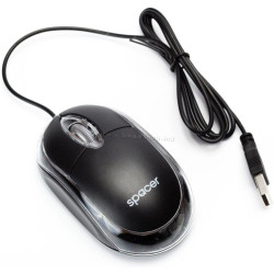 Mouse Optic Spacer USB Black (SPMO-080)
