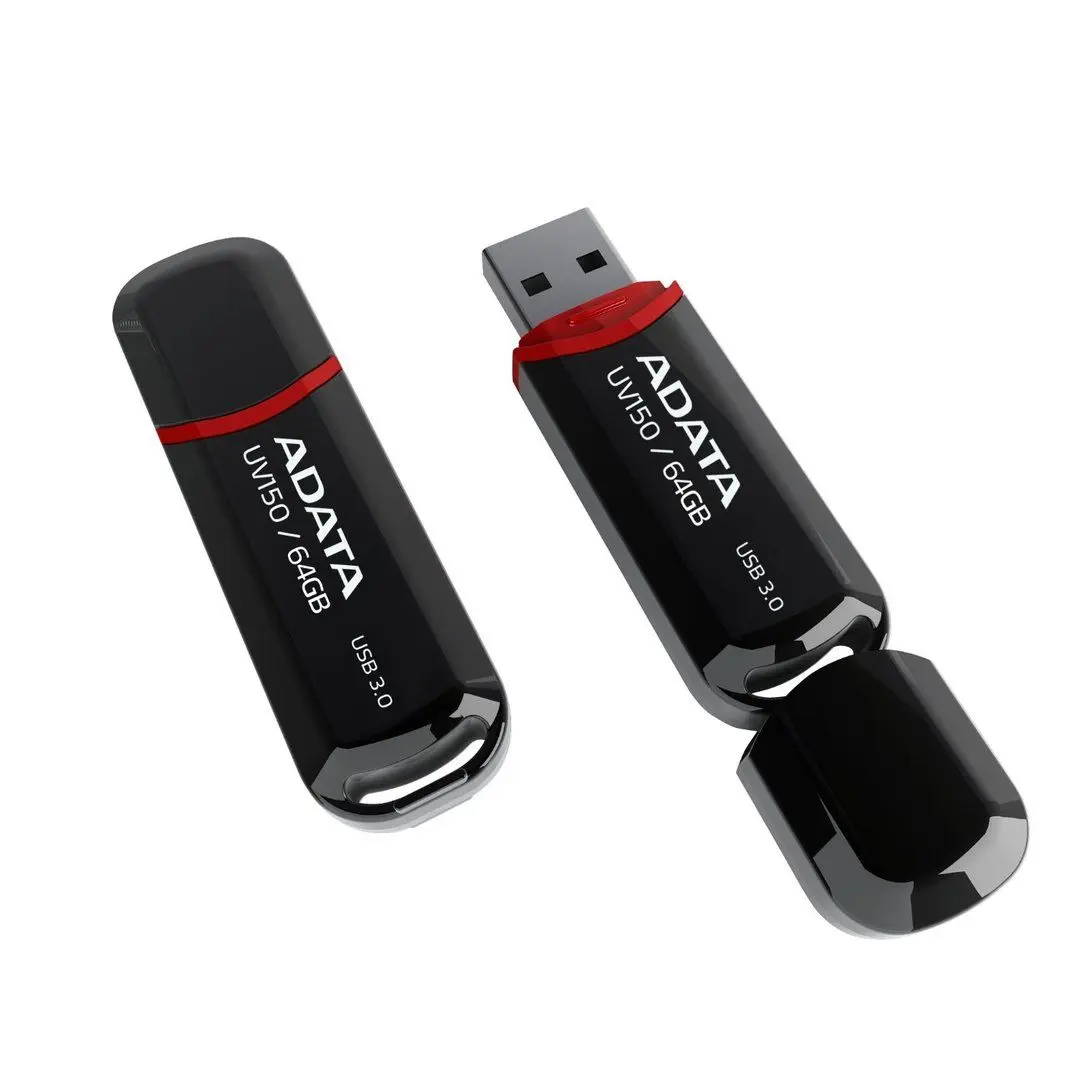 USB flash drive ADATA DashDrive UV150 3.0 64Gb Black (AUV150-64G-RBK)