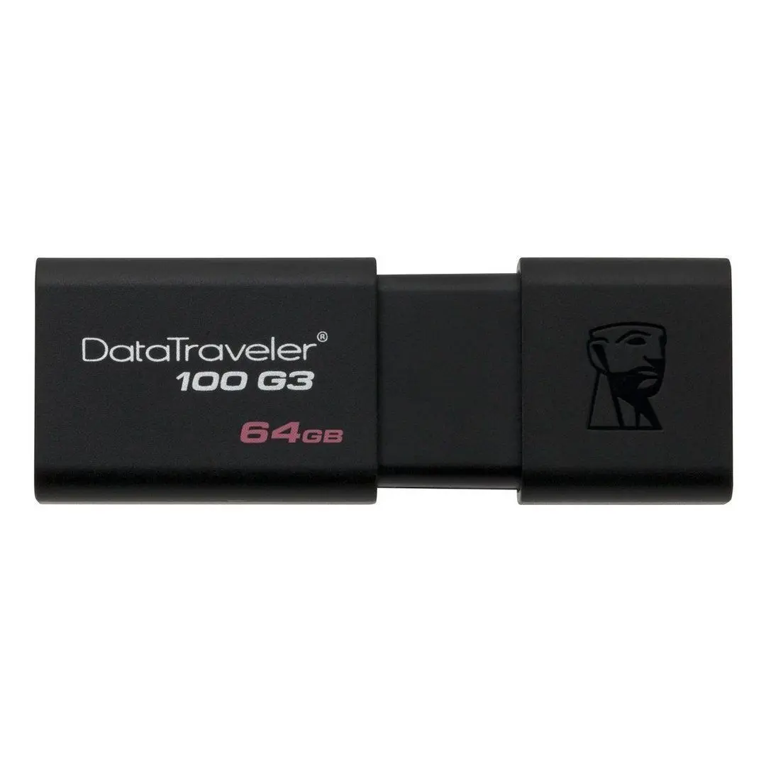 USB flash drive Kingston DataTraveler 100 G3 3.0 64Gb Black (DT100G3/64GB) - 2