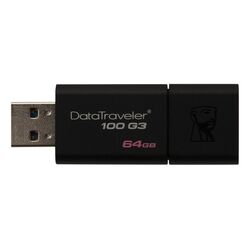 USB flash drive Kingston DataTraveler 100 G3 3.0 64Gb Black (DT100G3/64GB) Thumb