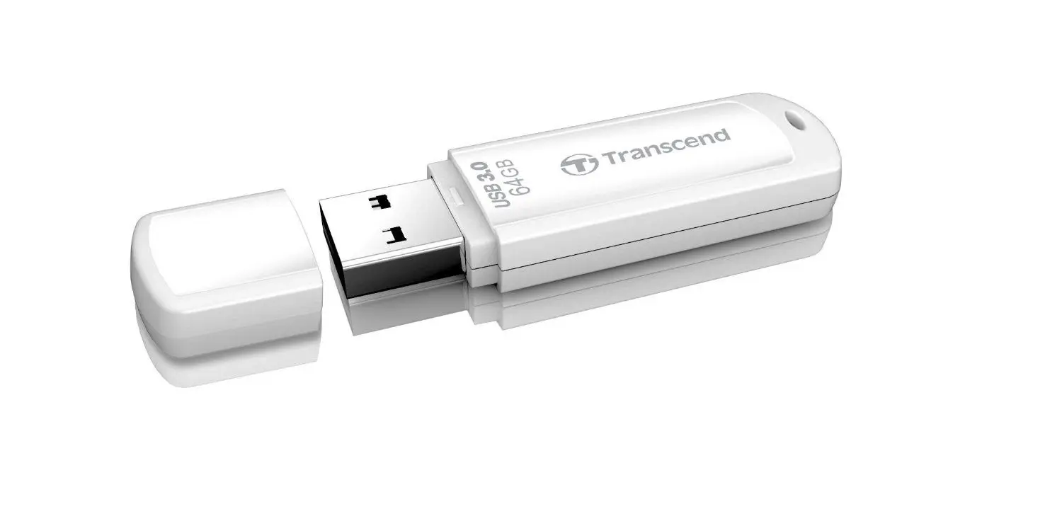 USB flash drive Transcend JetFlash 730 3.0 64Gb White (TS64GJF730)