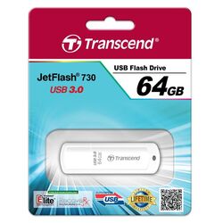 USB flash drive Transcend JetFlash 730 3.0 64Gb White (TS64GJF730) Thumb