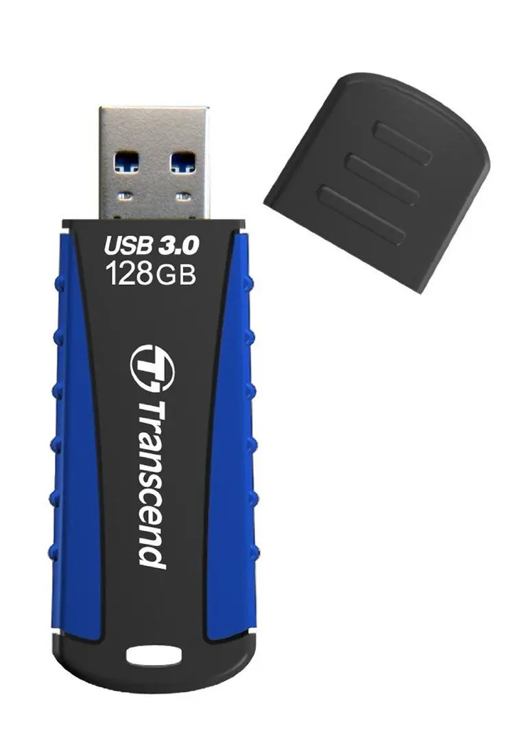 USB flash drive Transcend JetFlash 810 3.0 128Gb Black/Blue (TS128GJF810)