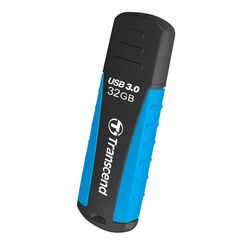 USB flash накопитель Transcend JetFlash 810 3.0 32Gb Black/Blue (TS32GJF810) Thumb