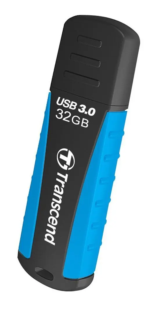 USB flash накопитель Transcend JetFlash 810 3.0 32Gb Black/Blue (TS32GJF810)