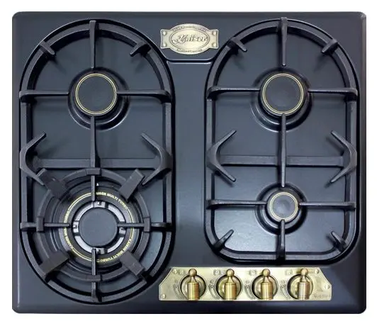 Plita incorporabila de gatit  pe gaz  Kaiser KG 6325 EmTurbo (Black)