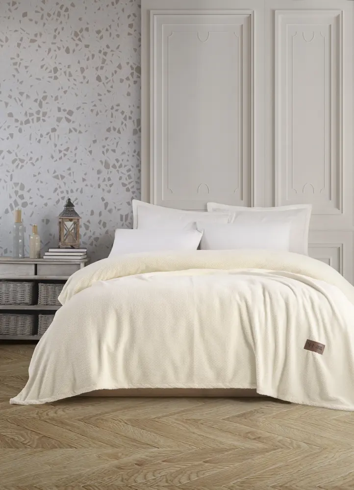 Cuvertura New Home Battaniye 200x220 (Beige)
