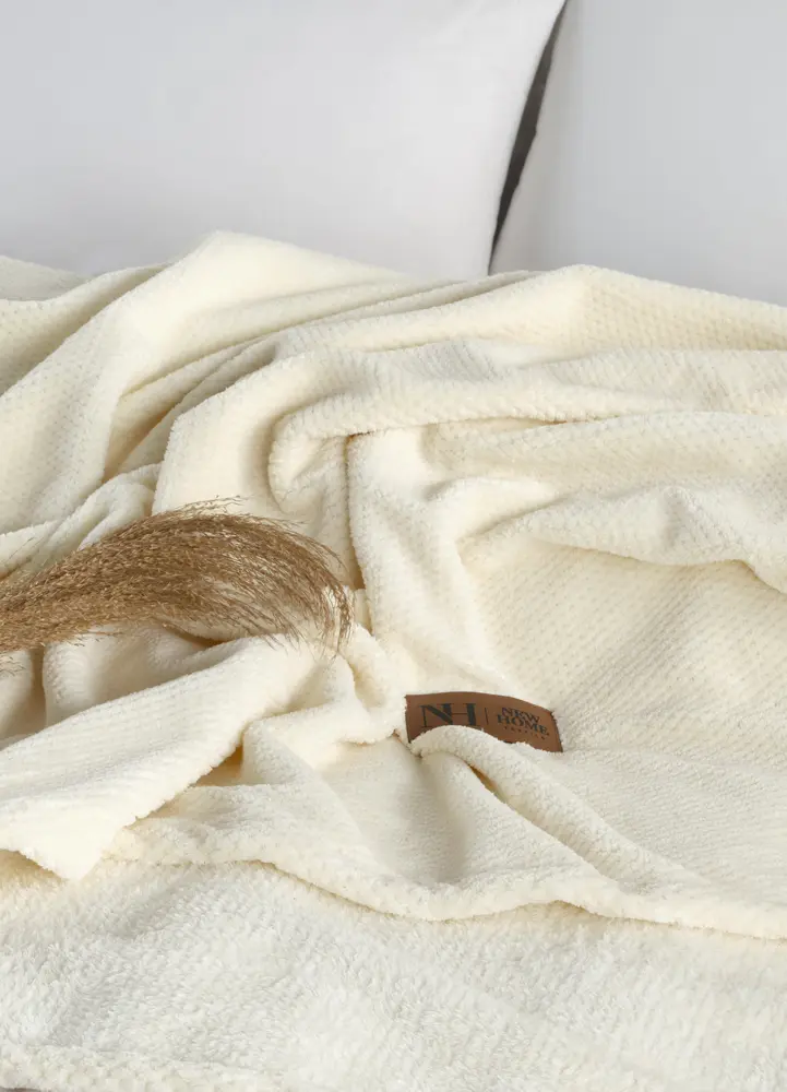 Cuvertura New Home Battaniye 200x220 (Beige)