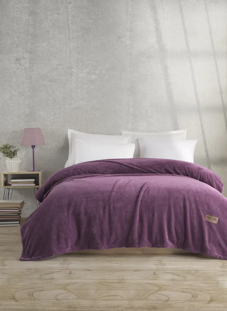 Покрывало New Home Battaniye 200x220 (Purple)