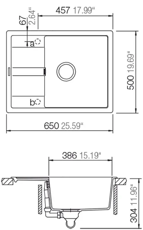 Chiuveta Schock Ronda D-100L Cristalite