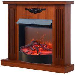 Semineu Smile cu focar Corsica (Brown)