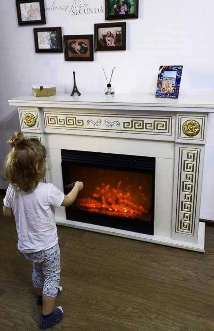 Semineu Versailles Gold Maxi cu focar Mirabella