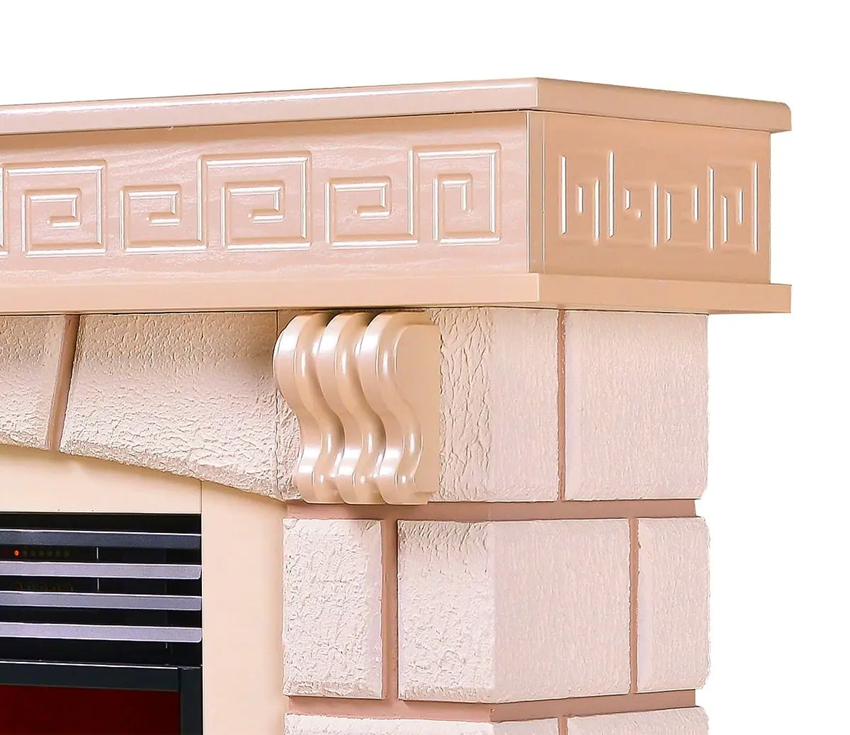 Каминокомплект Nazarii с очагом Mirabela (Jasmine)