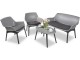 Set mobilier de gradina Bica Luxor Lounge (Gray/Graphite)