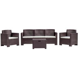 Set mobilier de gradina Bica Alabama 3 (Brown) Thumb
