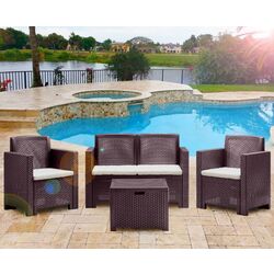 Set mobilier de gradina Bica Alabama 2 (Brown)