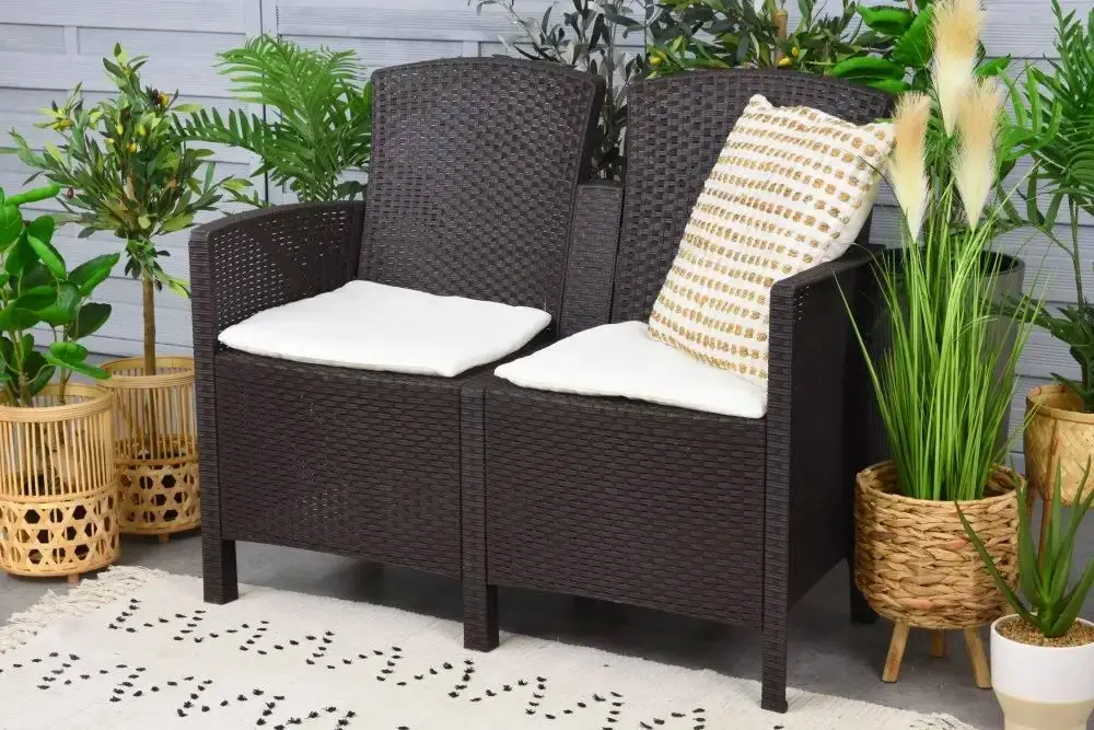 Set mobilier de gradina Bica Lido 2 Storage (Brown)