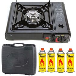 Aragaz portabil Totokita Camping 33x28cm Set (Black) Thumb
