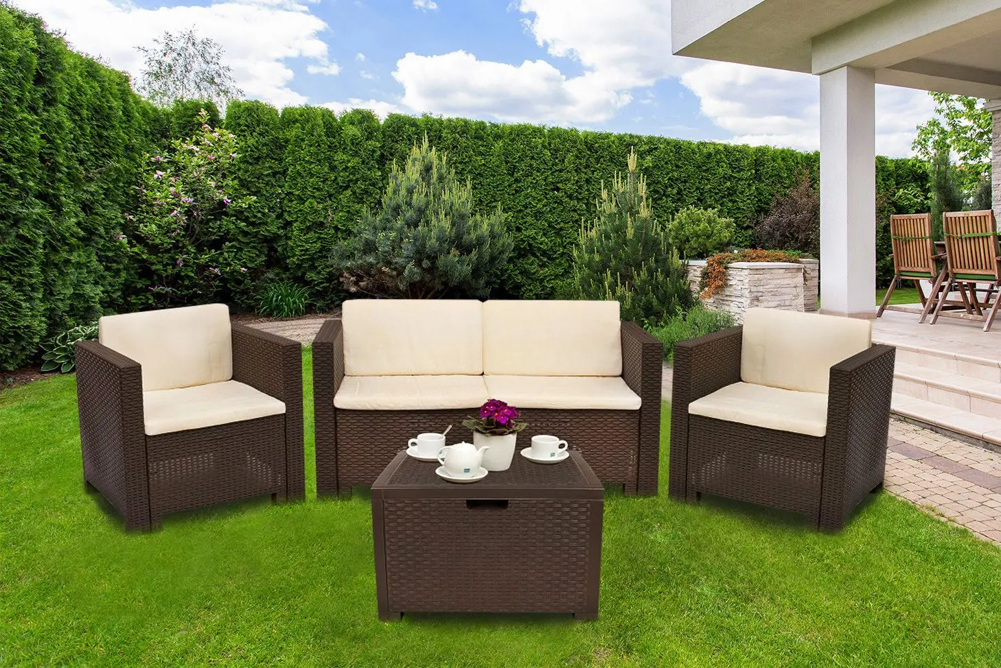 Set mobilier de gradina Bica Colorado 2 (Brown)